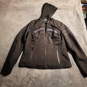 Harley-Davidson Authentic Nylon Women's Jacket w/removable Hooded Liner Size L